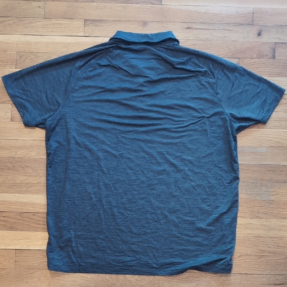 Hurley Men's Charcoal Polo Shirt - Picture 3 of 4